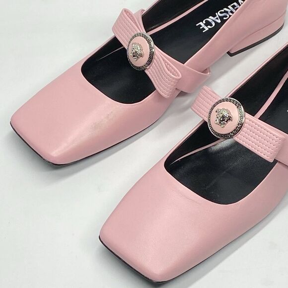 Versace Gianni Leather Ballerina Flats size 38 - Picture 4 of 12